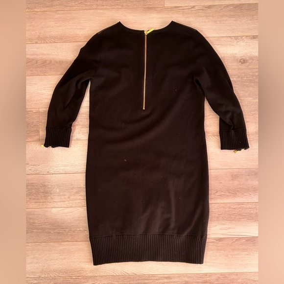 Michael Kors | Faux Leather Trim Sheath Dress - Picture 6 of 8